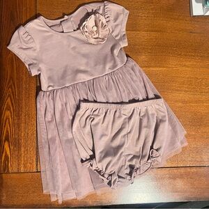 Pippa & Julie Soft Lavendar Baby dress